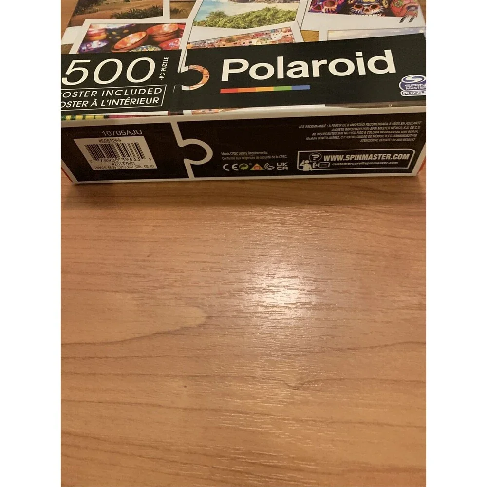 500 Piece Spin Master Jigsaw Puzzle Polaroid Road Trip USA Mexican Memories